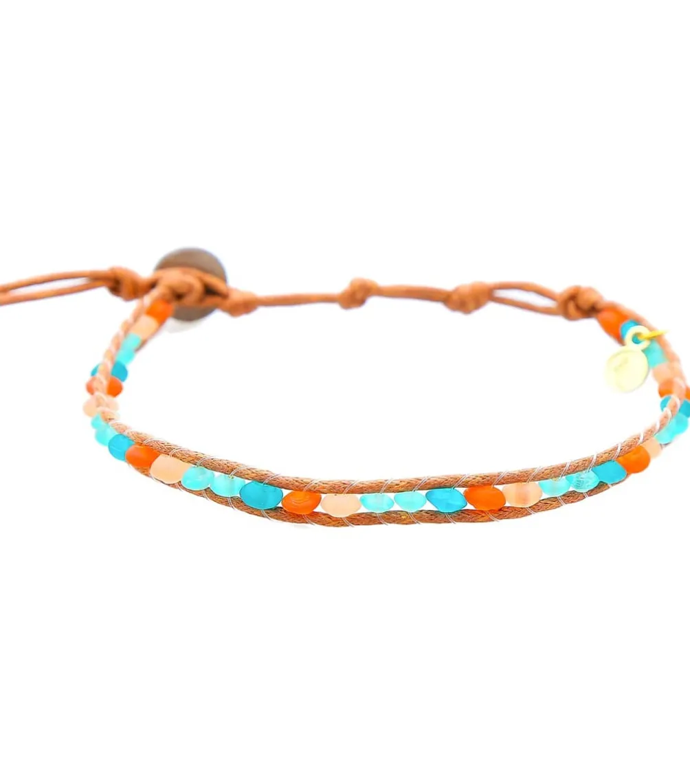 Lotus and Luna Anklet