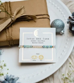Lotus and Luna Intuition + Inner Peace Healing Bracelet