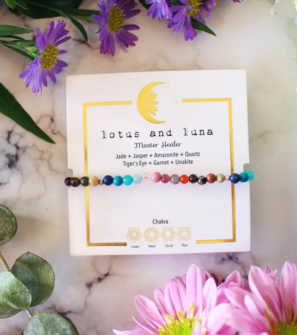 Lotus and Luna Master Healer Bracelet