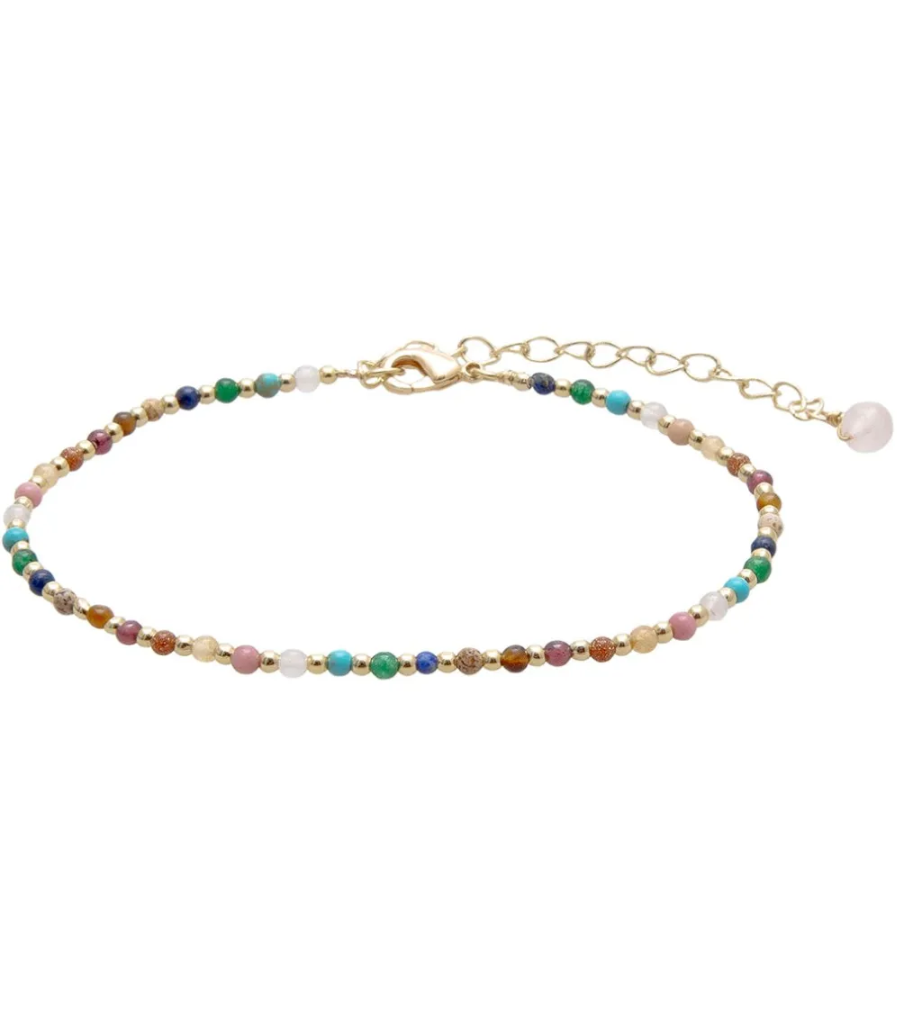 Lotus and Luna Master Healer Gold Anklet