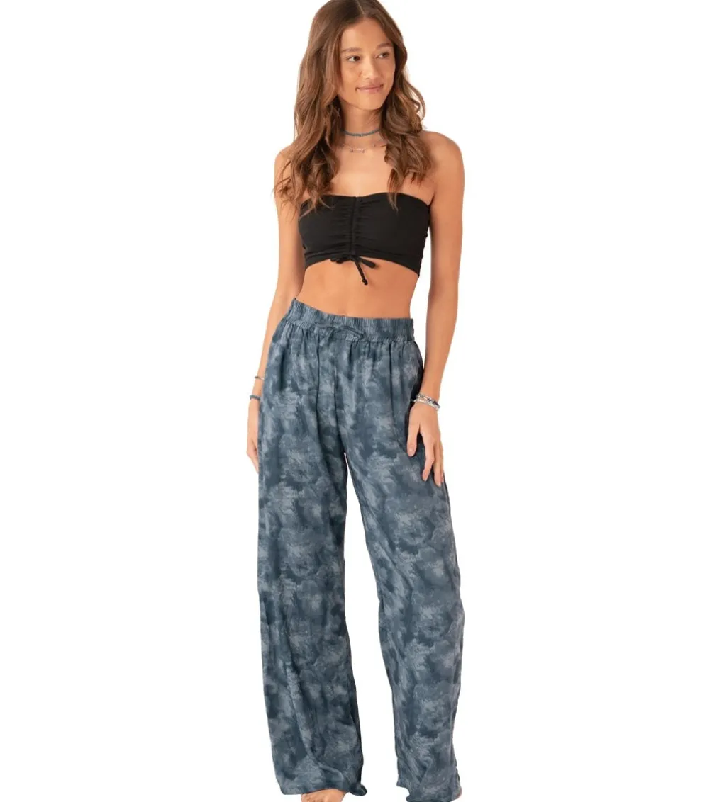 Lotus and Luna Pampa Point Wide Leg Drawstring Pants
