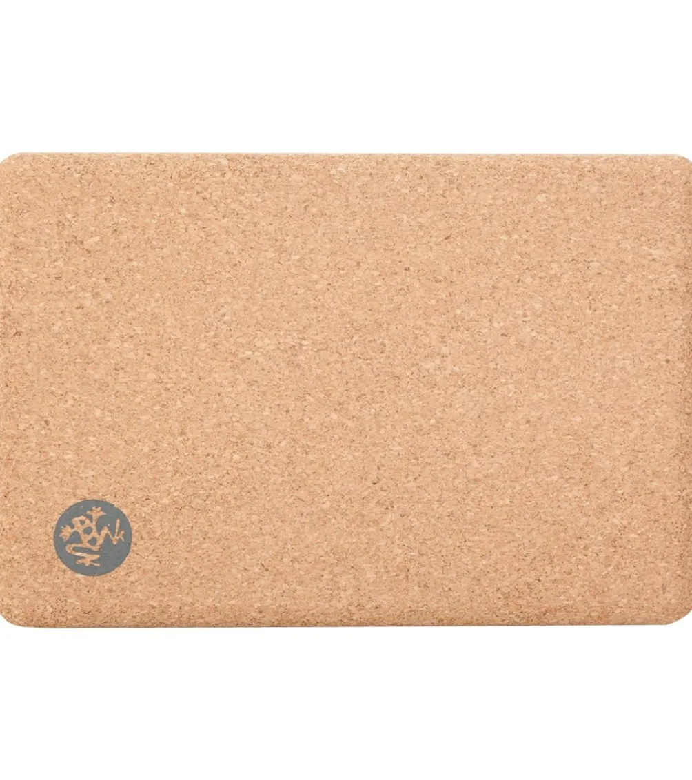 Manduka Cork Yoga Block Standard 4 Inch