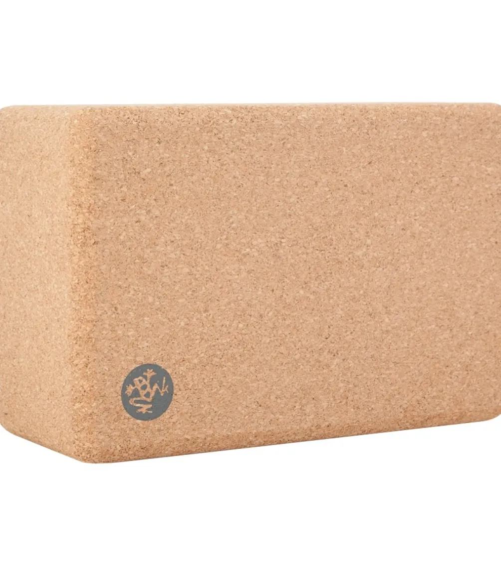 Manduka Cork Yoga Block Standard 4 Inch