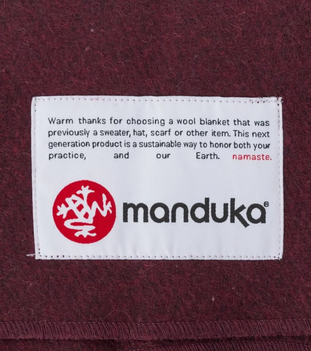 Manduka Recycled Wool Yoga Blanket