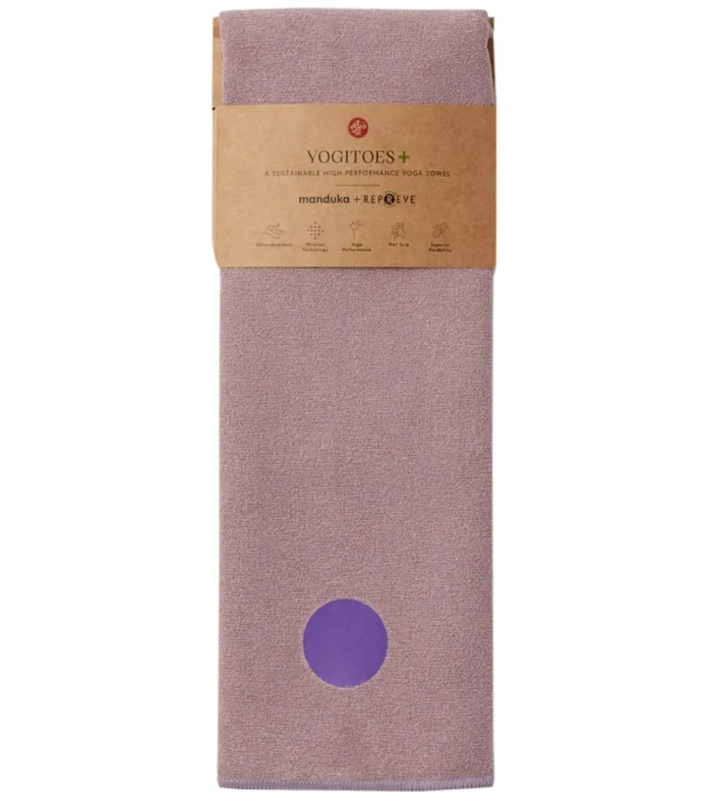 Manduka Yogitoes+ Repreve® Yoga Mat Towel, 71"