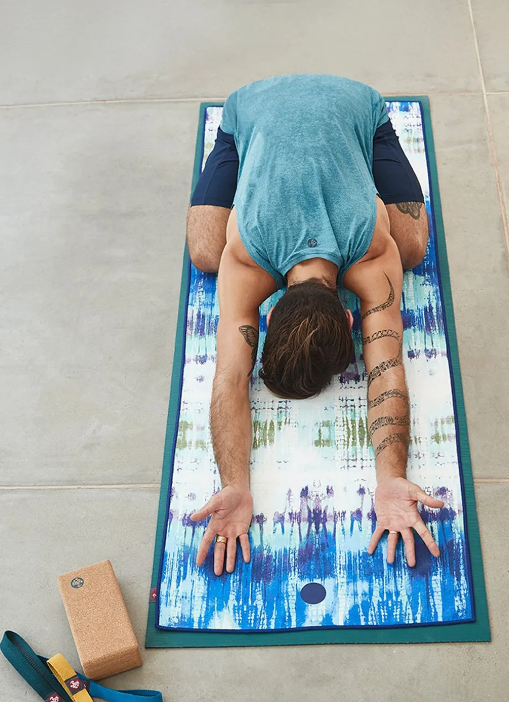 Manduka Yogitoes+ Repreve® Yoga Mat Towel, 71"