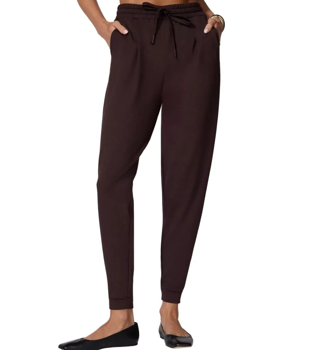 MPG Sport Serene High-Rise Pleated Front Jogger 26.5"