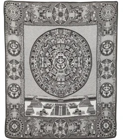 Native Yoga Mayan Calendar Blanket