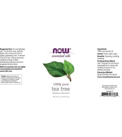 NOW 100% Pure Tea Tree Oil 16 oz