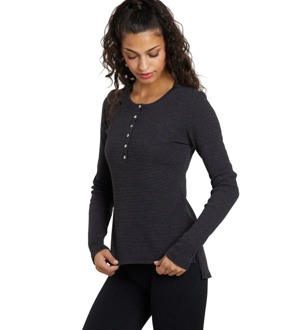 NUX Henley Long Sleeve