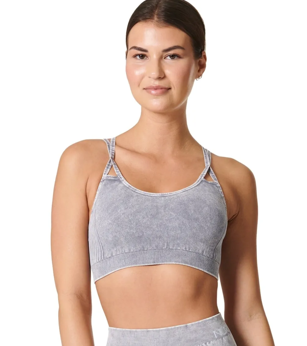 NUX Levitate Seamless Mineral Wash Yoga Sports Bra