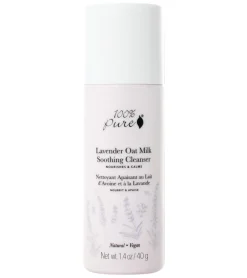 100% Pure Lavender Oat Milk Soothing Cleanser 1.4 oz.