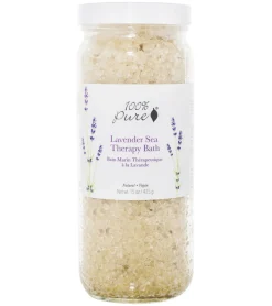 100% Pure Lavender Sea Therapy Bath Soak 15 oz.