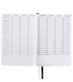 Sked Planner Medium Classic Black Planner