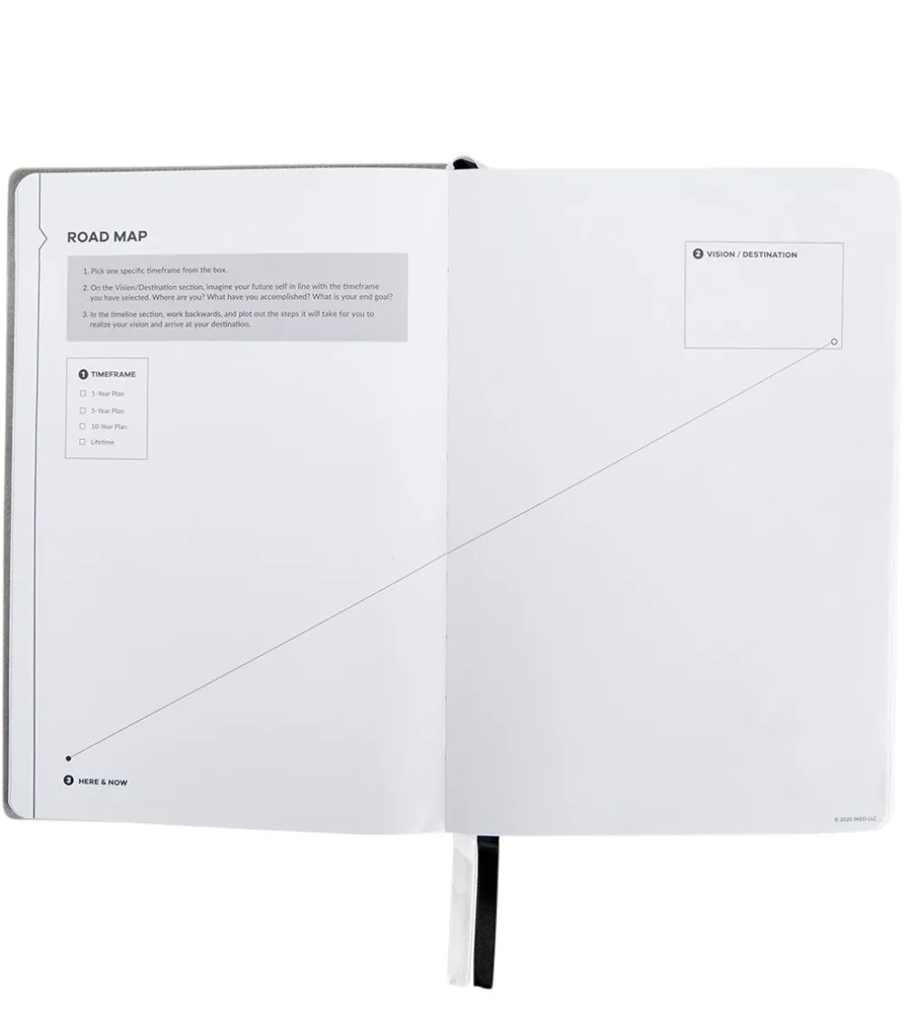 Sked Planner Medium Classic Black Planner