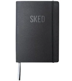 Sked Planner Small Classic Black Planner