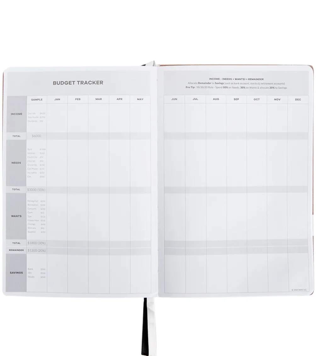 Sked Planner Small Rose Gold Planner
