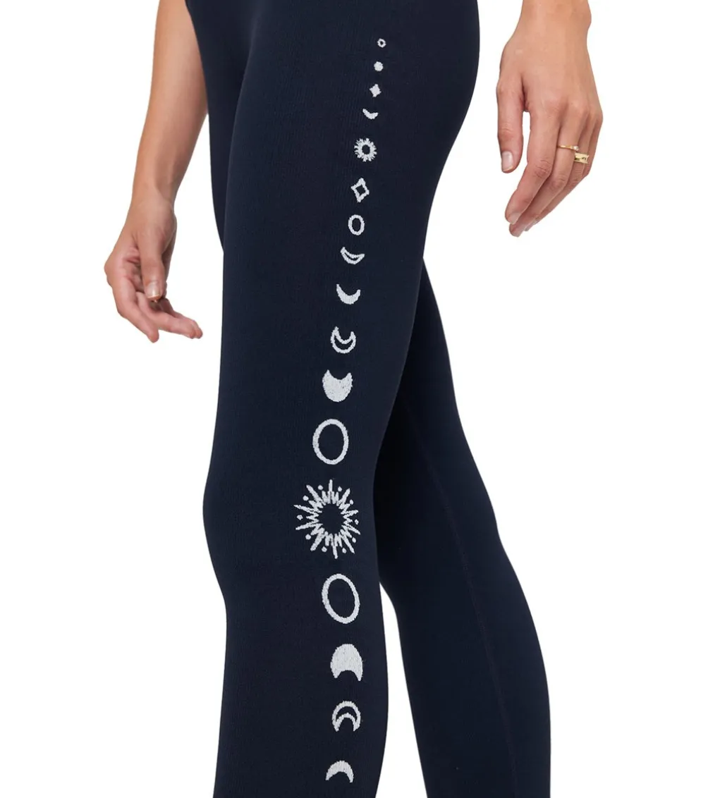 Spiritual Gangster Golden Icon Jacquard Legging