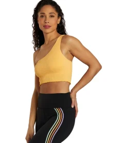 Spiritual Gangster Luna One Shoulder Seamless Tank