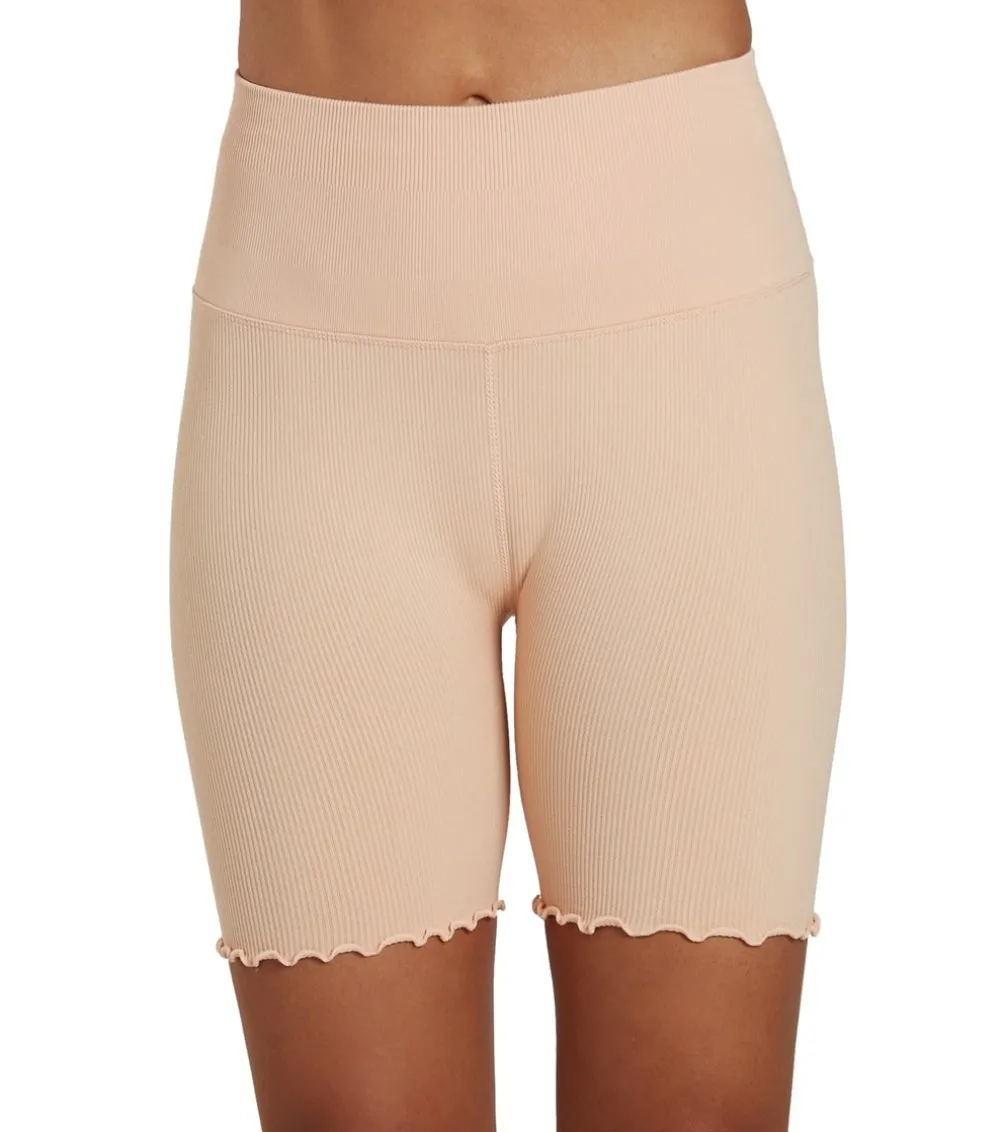 Spiritual Gangster Seamless Ruffle Biker