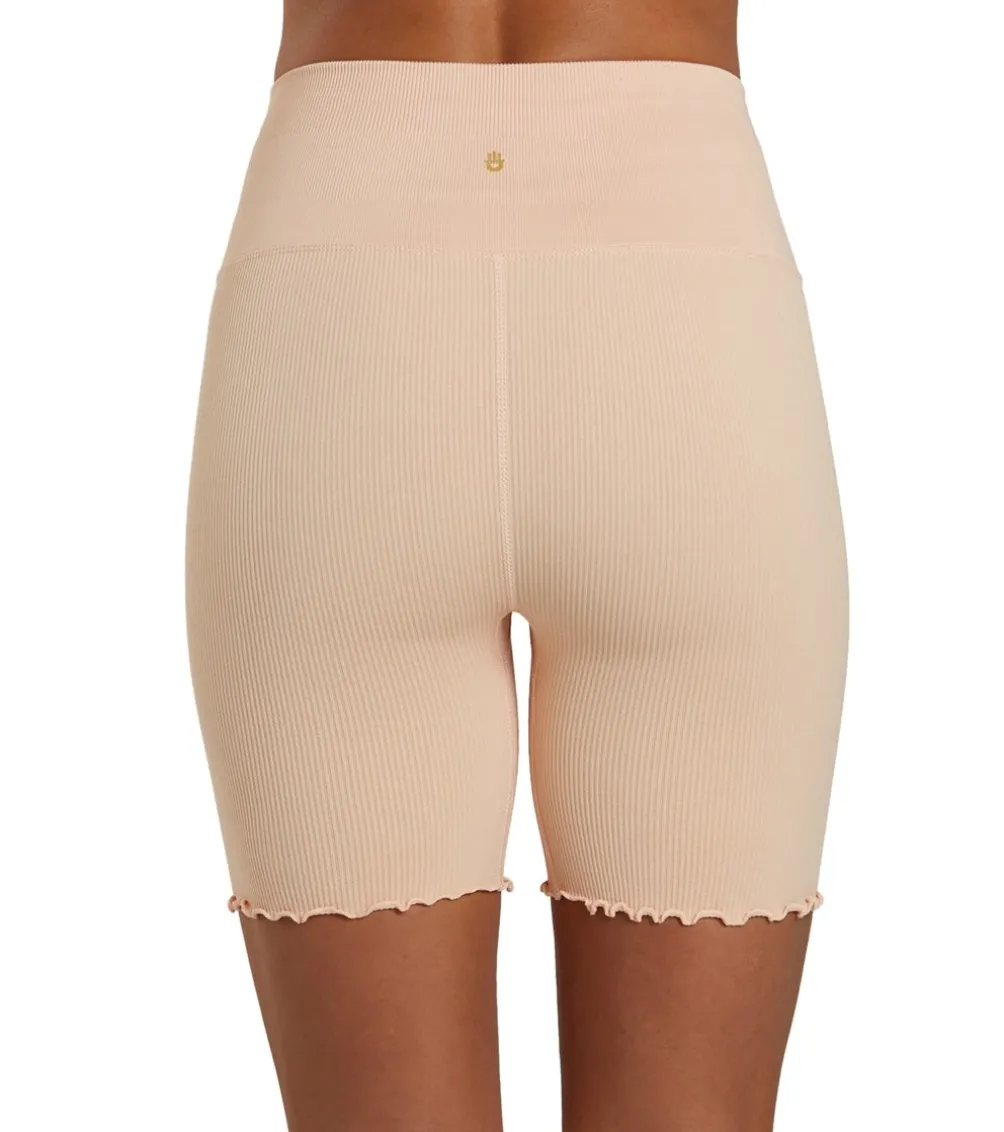 Spiritual Gangster Seamless Ruffle Biker