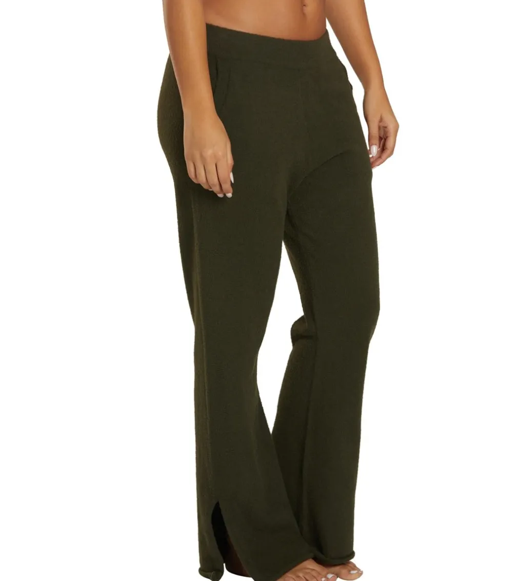 Spiritual Gangster Slim Wide Leg Chenille Pant