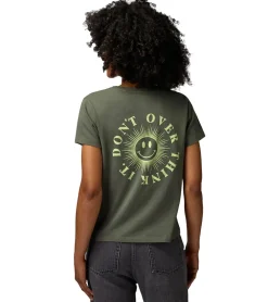Spiritual Gangster Smiley Lila Tee