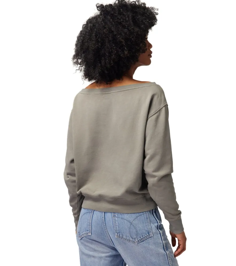 Spiritual Gangster Vida Off Shoulder Long Sleeve Top