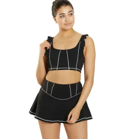Sporti x Emma Weyant Caviar Ava Cropped Corset Tank