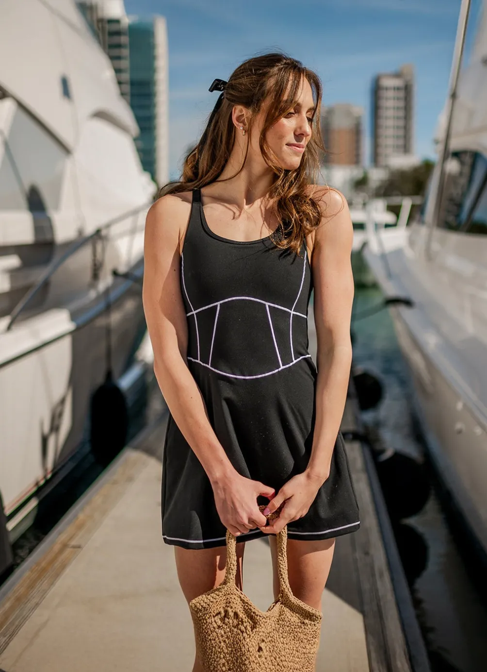 Sporti x Emma Weyant Caviar Harper Corset Active Dress