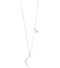 TAI Jewelry Moon Pendant with Star Charm