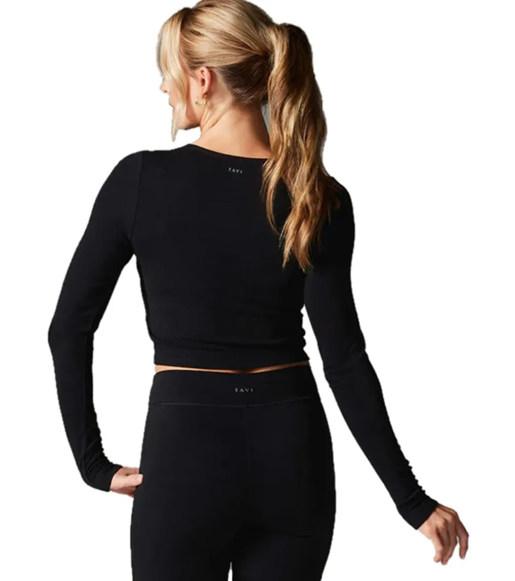 Tavi Criss Cross Long Sleeve Top