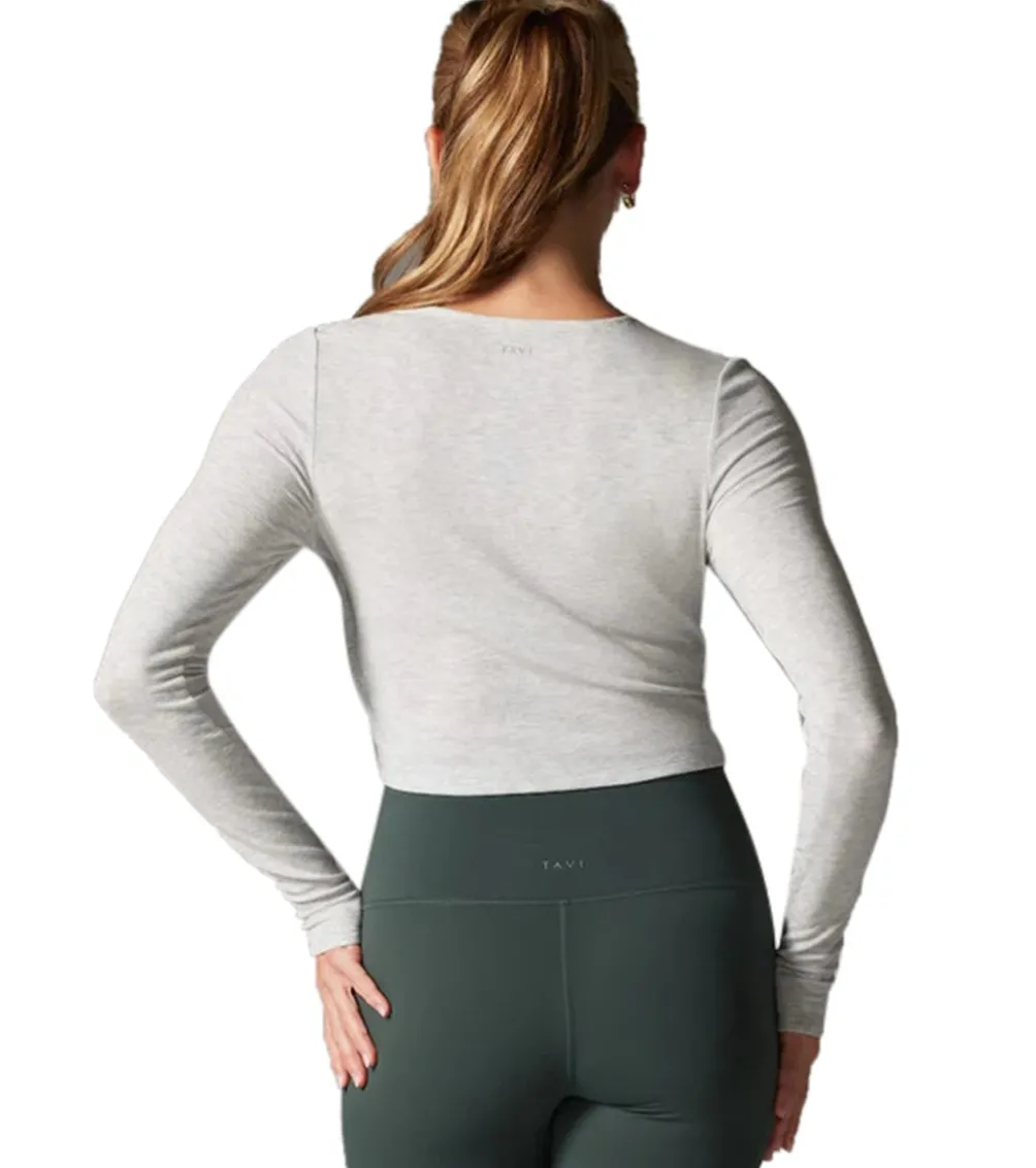 Tavi Criss Cross Long Sleeve Top