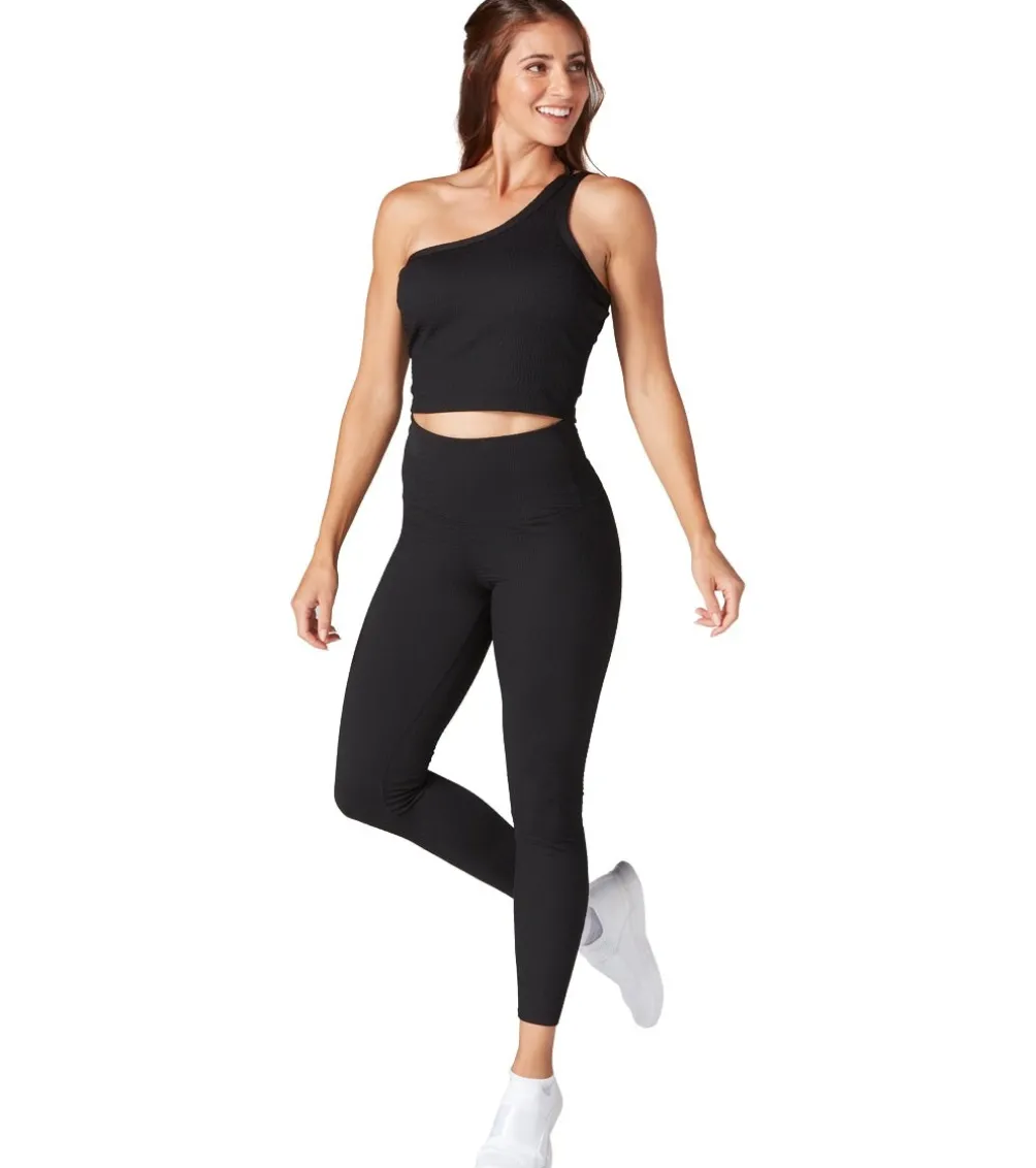Tavi Seersucker One Shoulder Bra