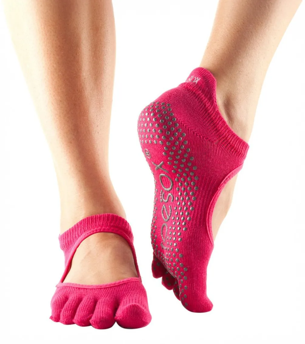 Toesox Bellarina Full-Toe Yoga Grip Socks