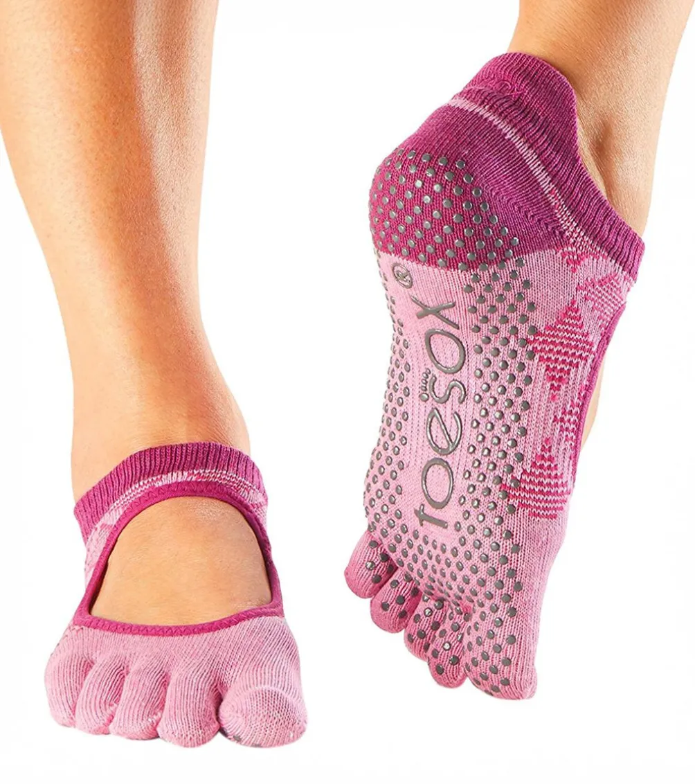 Toesox Bellarina Full-Toe Yoga Grip Socks