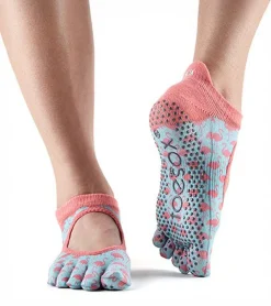 Toesox Bellarina Full-Toe Yoga Grip Socks