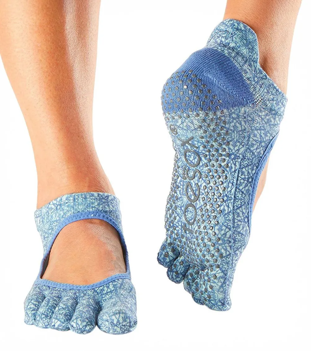 Toesox Bellarina Full-Toe Yoga Grip Socks