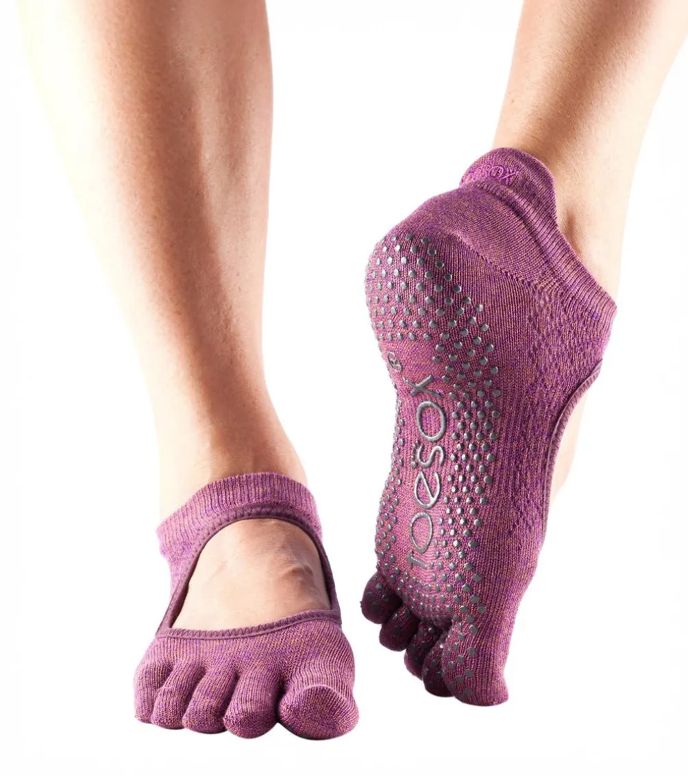 Toesox Bellarina Full-Toe Yoga Grip Socks