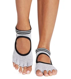 Toesox Bellarina Grip Half Toe Socks