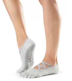 Toesox Elle Full-Toe Yoga Grip Socks