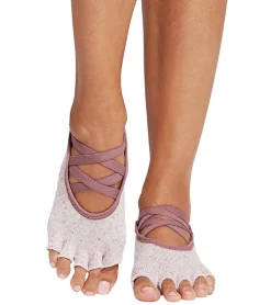 Toesox Elle Half-Toe Yoga Grip Socks