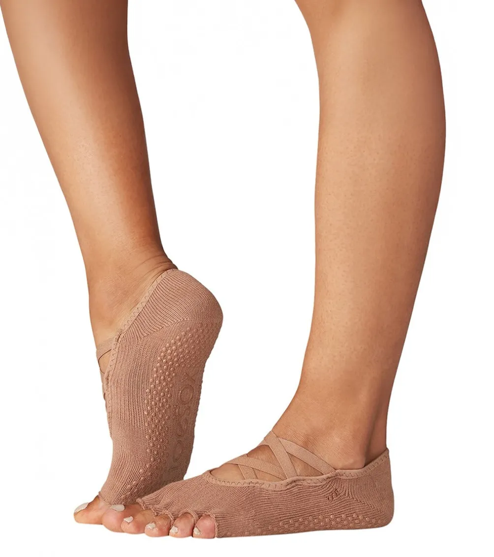 Toesox Elle Half-Toe Yoga Grip Socks