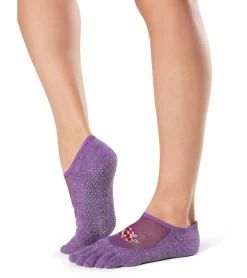 Toesox Luna Full-Toe Yoga Grip Socks