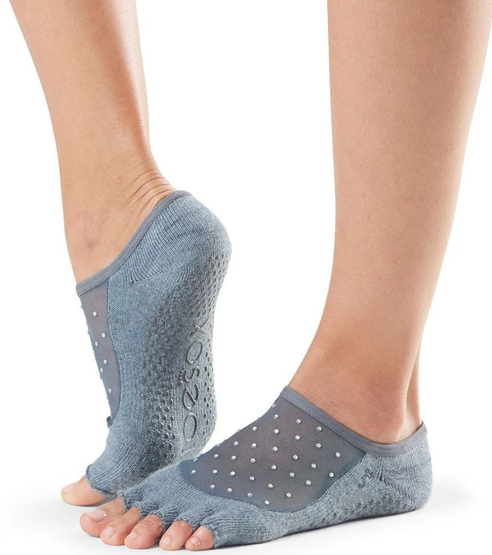 Toesox Luna Half-Toe Yoga Grip Socks