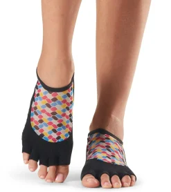 Toesox Luna Half-Toe Yoga Grip Socks