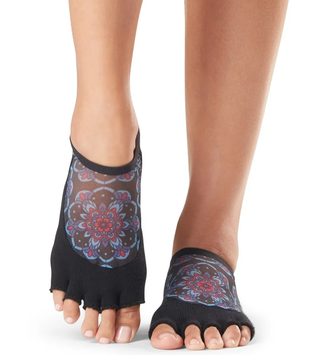 Toesox Luna Half-Toe Yoga Grip Socks