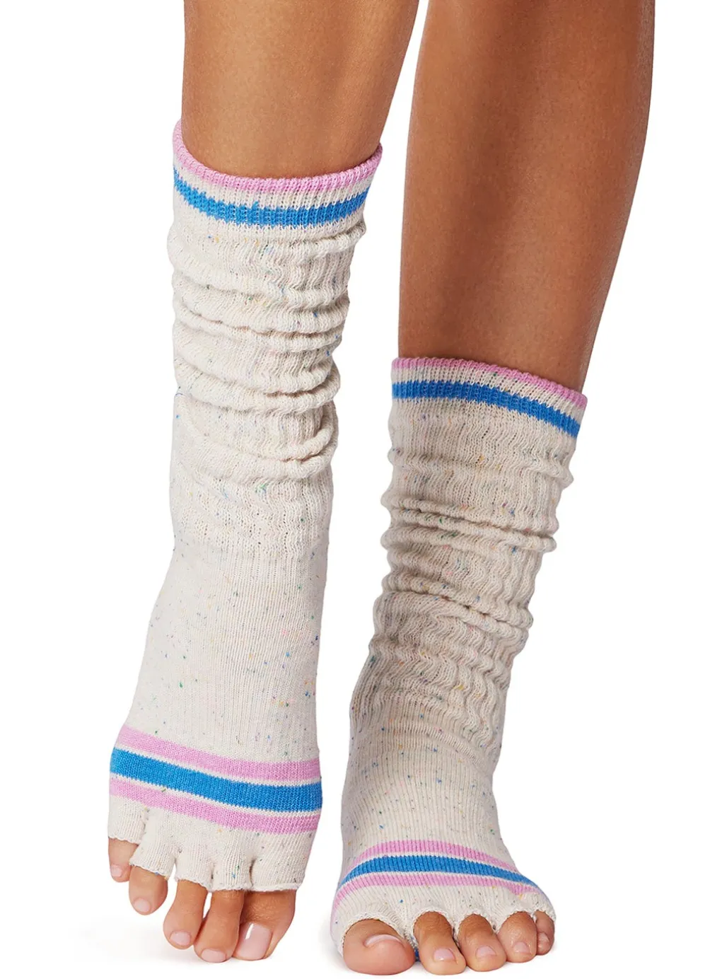 Toesox Slouch Half-Toe Grip Socks