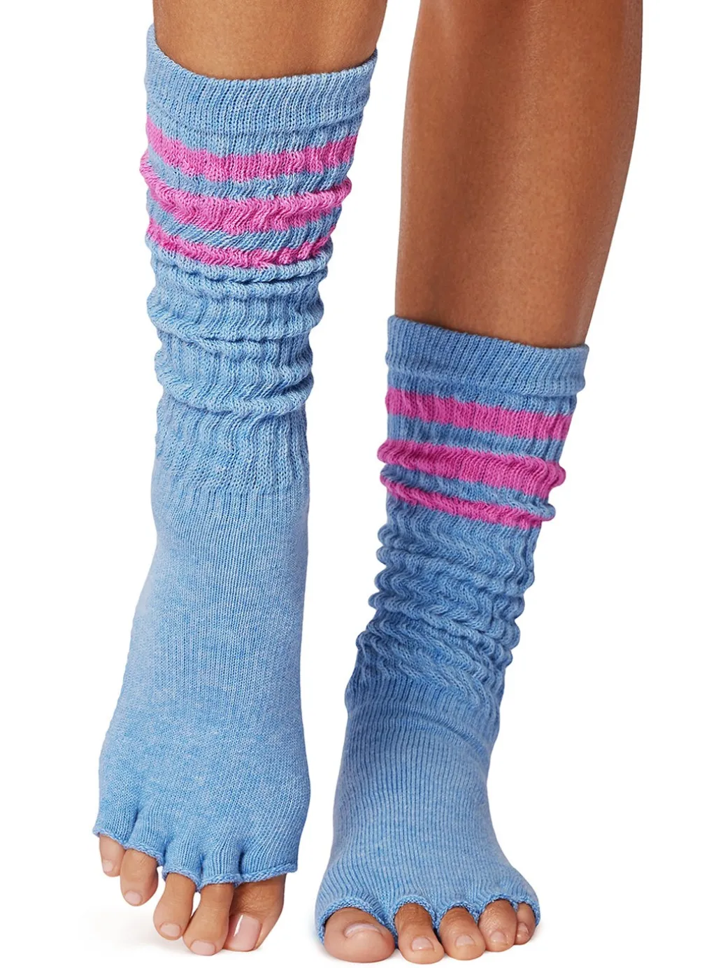 Toesox Slouch Half-Toe Grip Socks