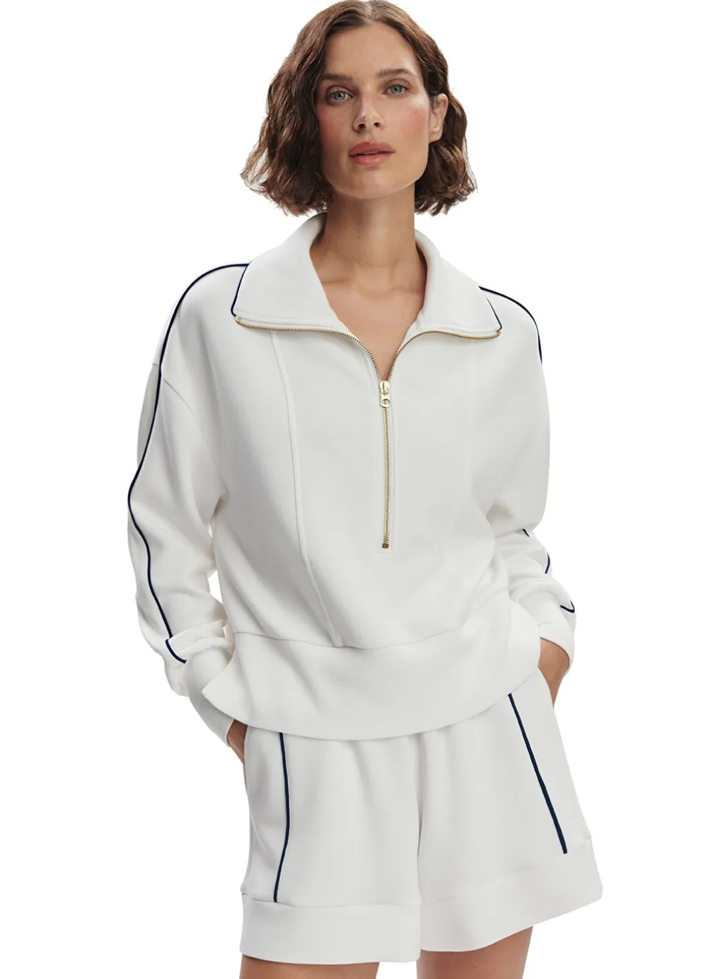Varley Davenport Half Zip Sweater